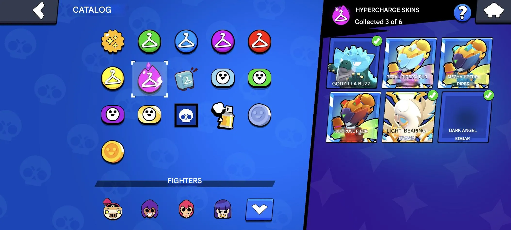 BS1908 89 Brawlers 55189 Trophies 210+ Skins 4 Hypercharges 18 Maxed 11 Strength Piano Bold Account